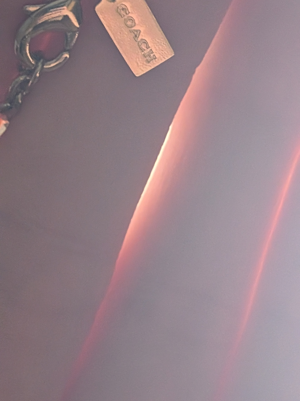 Coach Gold Padlock & Key Pendant Necklace - Picture 5 of 5